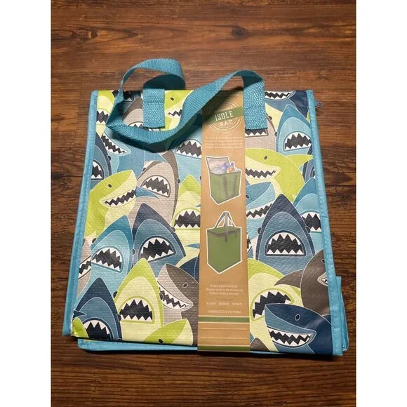 6-Reusable HomeGoods- Insulated Bag Hot or Cold Zippered Handles New with Tag - Picture 11 of 13